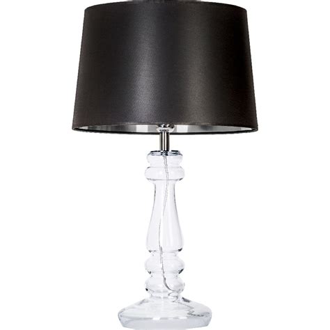 Modern Petit Trianon Black Glass Bedroom Table Lamp 4concepts