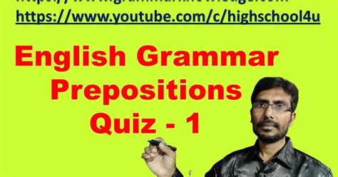 English Grammar Prepositions Quiz Practice 1 Learn English Online With Grammar Quizzes