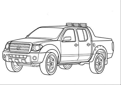 Dodge Ram Coloring Page