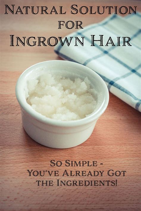 easy and natural solution for ingrown hair infected ingrown hair ingrown hair hair scrub