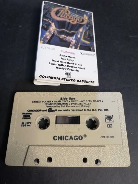 Chicago Original Cassette Tapes For Sale Cassettes Tape Audio Music