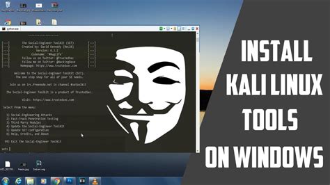 How To Install Kali Linux Tools On Windows Pc Youtube