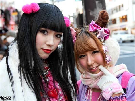 Wallpaper Street Pink Girls Cute Girl Fashion Japan Hair Japanese Tokyo Purple