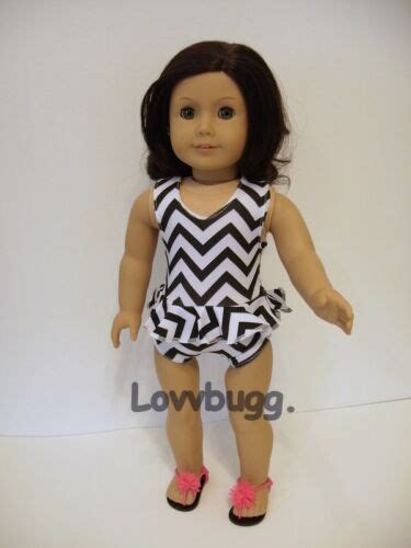 zigzags swimsuit for american girl 18 doll clothes freeship adds lovvbugg ebay