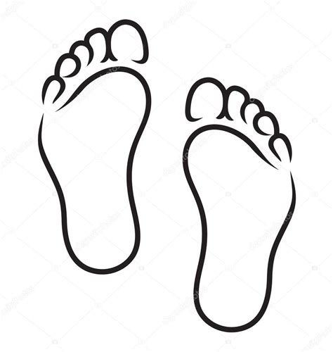 Feet Symbol Stock Vector By ©branchecarica 22055701