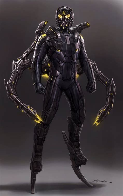 Brilliant Unused Ant Man Yellowjacket Designs By Andy Park Film Sketchr