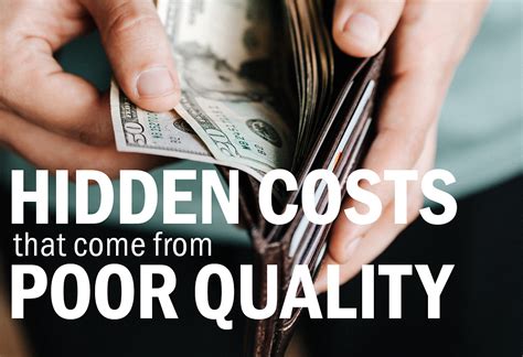 Hidden Costs That Come From Poor Quality Omt Veyhl