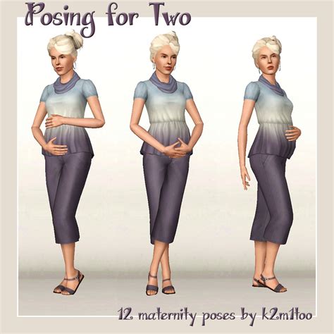 Mod The Sims Posing For Two Maternity Poses