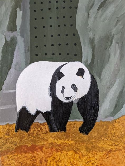 Panda Bear Painting By Nandini Suresh Saatchi Art
