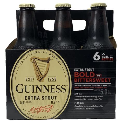 Guinness Extra Stout 6 Pack Colonial Spirits