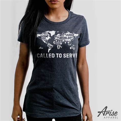 Christian Shirts Called To Serve Missionary Shirt Mission Etsy Singapore
