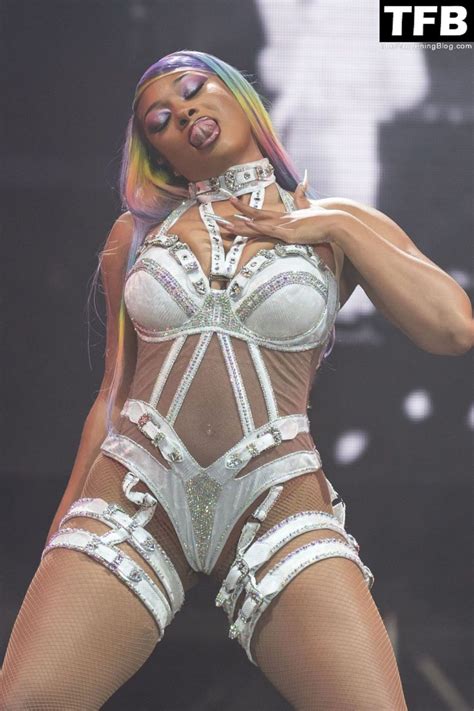 Megan Thee Stallion Shows Off Her Curves At The Okeechobee Music Arts