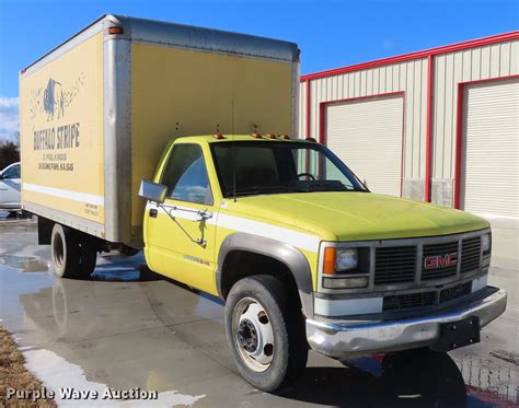 1992 Gmc Sierra 3500 Box Truck In Saint Paul Ks Item Df1289 Sold