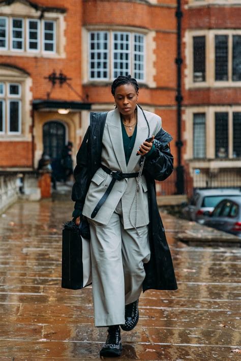 Lfw Day 3 Best Street Style At London Fashion Week Fall 2020