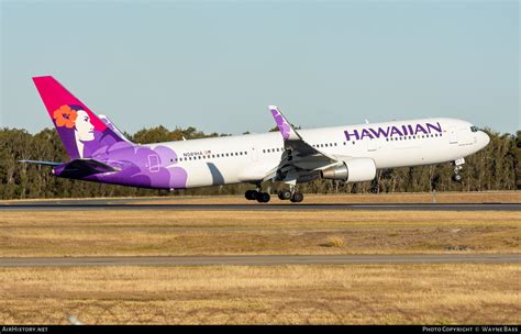 Aircraft Photo Of N581ha Boeing 767 33aer Hawaiian Airlines