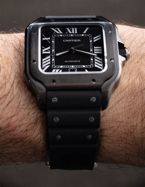 Replica Cartier Santos Black Adlc Wssa0039 Watch Replica Watches Uk