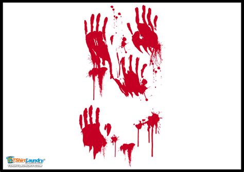 Bloody Handprint Vector At Getdrawings Free Download