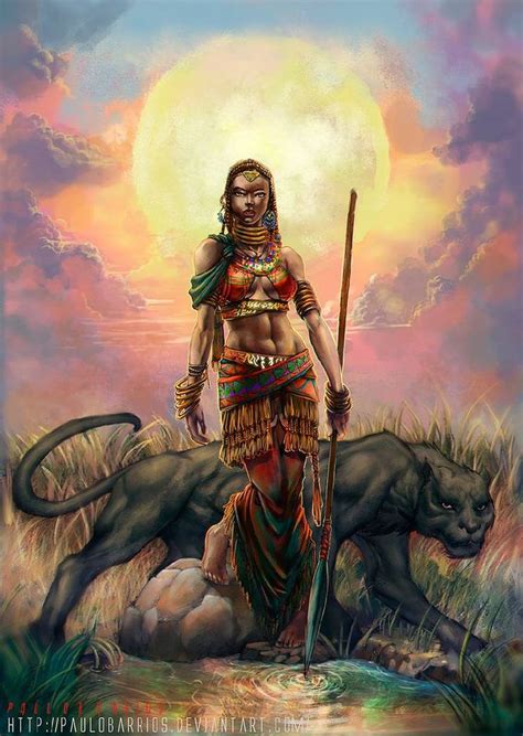 exalted ohan karrilah by paulobarrios on deviantart african warrior tattoos warrior woman