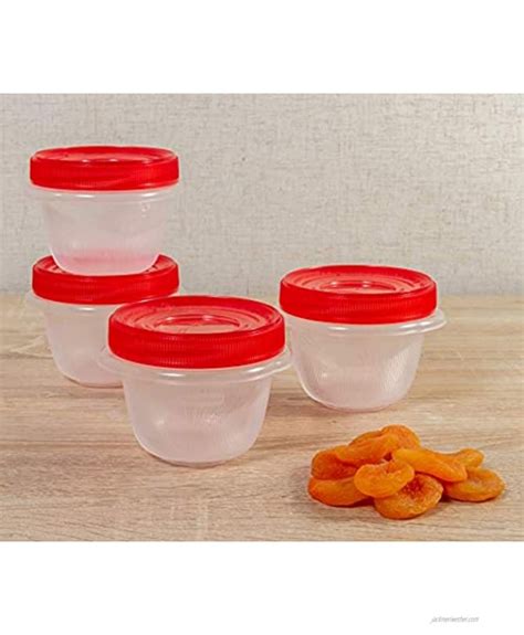 Rubbermaid Takealongs Twist And Seal Food Storage Containers 12 Cup Tint Chili 4 Count Home