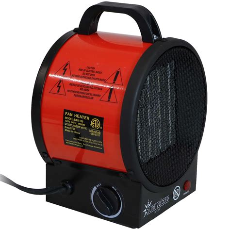 Sunnydaze Portable Ceramic Electric Space Heater - Indoor Use for Home ...