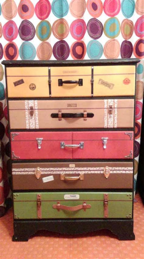 Suitcase Dresser Number 1 Diy Furniture Upgrade Recycled Furniture