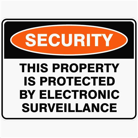This Property Is Protected By Electronic Surveillance Buy Now