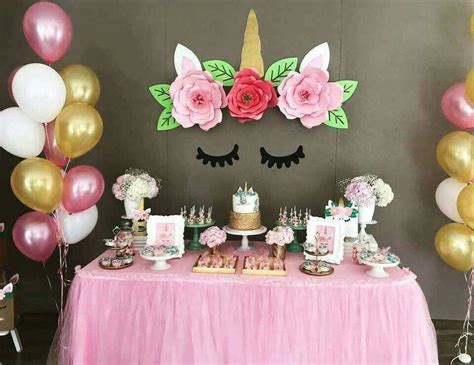 Girl Birthday Party Unicorn Birthday Parties Birthday Theme Birthday
