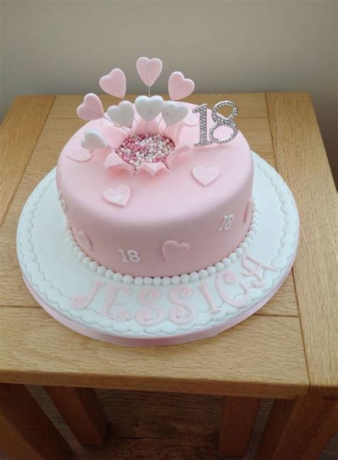 18th Birthday Cake Geburtstag Kuchen Mädchen Geburtstagstorte