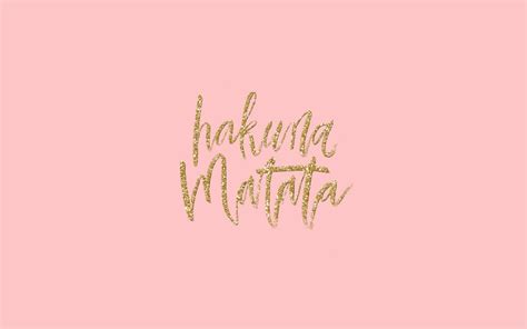 Rose Gold Wallpaper Hakuna Matata Vector Nature Wallpaper For You
