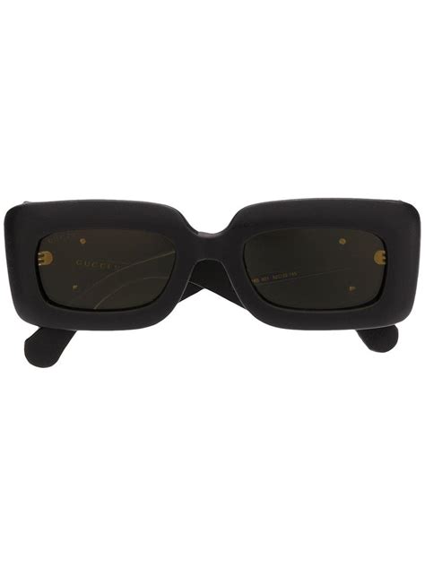 Gucci Gg0816s Rectangular Frame Sunglasses In Black Lyst