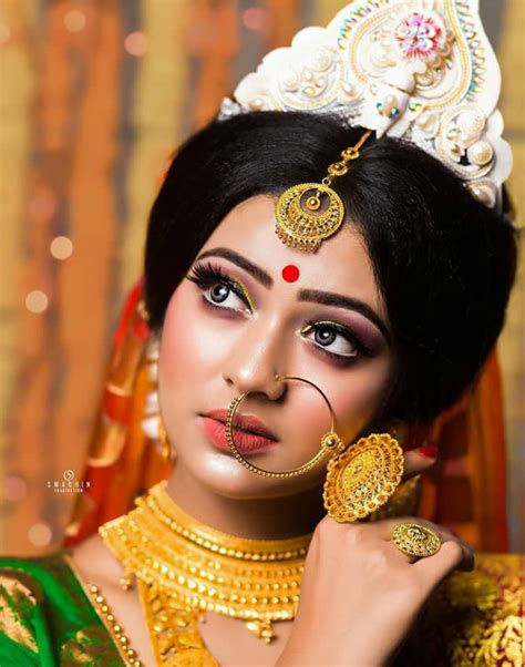 💓💓💓 Bengali Bridal Makeup Indian Bridal Photos Wedding Jewellery Collection