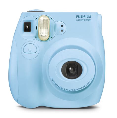 Fujifilm Instax Mini 7s Instant Camera With 10 Pack Film Light Blue