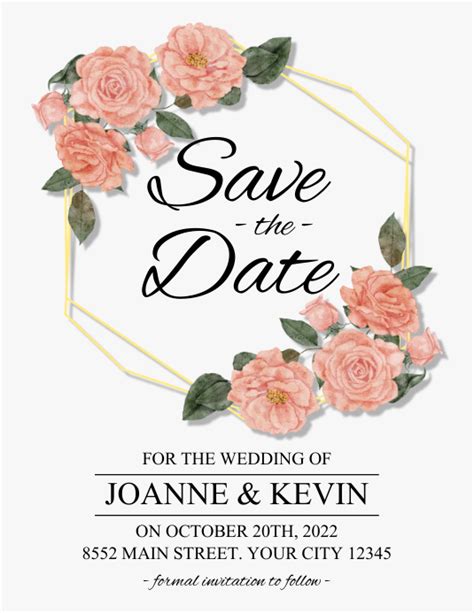 Copy Of Save The Date Postermywall