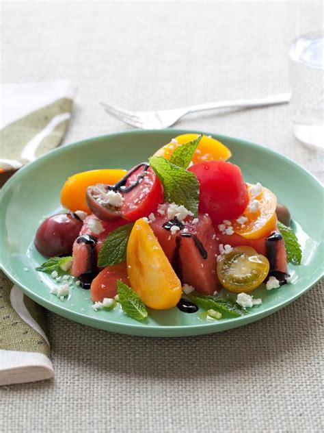 Refreshing Watermelon And Heirloom Tomato Salad Recipes Cooking