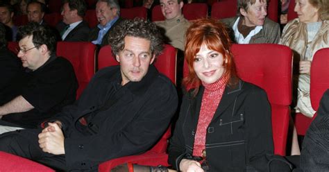 Mylène Farmer et Laurent Boutonnat lors de la première du film Les