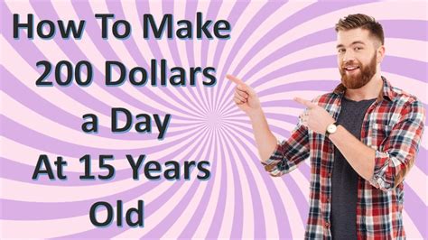 How To Make 200 Dollars A Day 👍 At 15 Years Old Or Broke Beginner