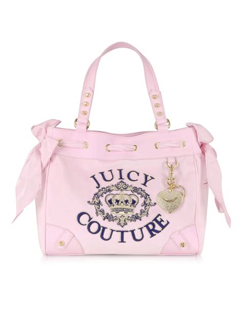 Juicy Couture Juicy Crown Velour Daydreamer Tote In Pink Lyst