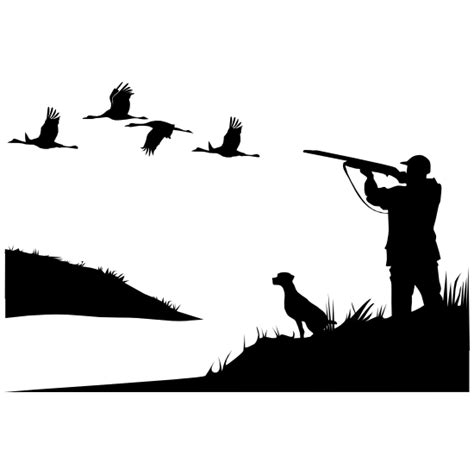 Duck Hunting On Island Sticker png image