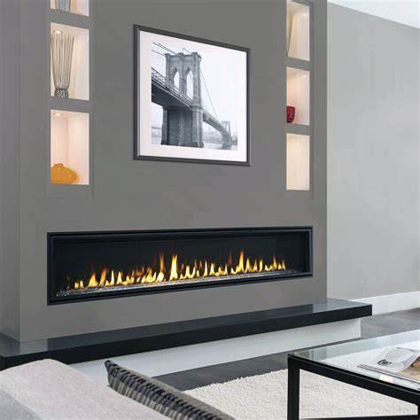 Double Sided Fireplace Designs In The Living Room Vented Gas
