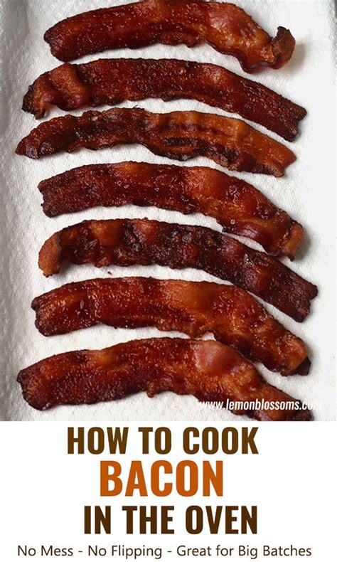 Bacon In The Oven Is The Easiest And Best Way To Cook Bacon That Is