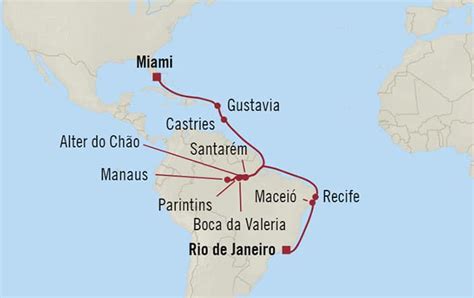 Cruise To Miami From Rio De Janeiro 21 Night Cruise Oceania Cruise