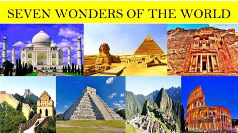 The Seven Wonders Of The World Youtube