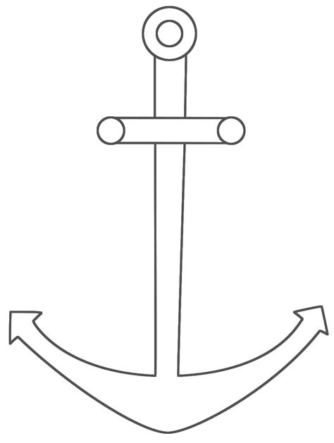 Anchor Coloring Page Coloring Home