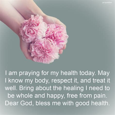 Prayer Good Health Today Prayables