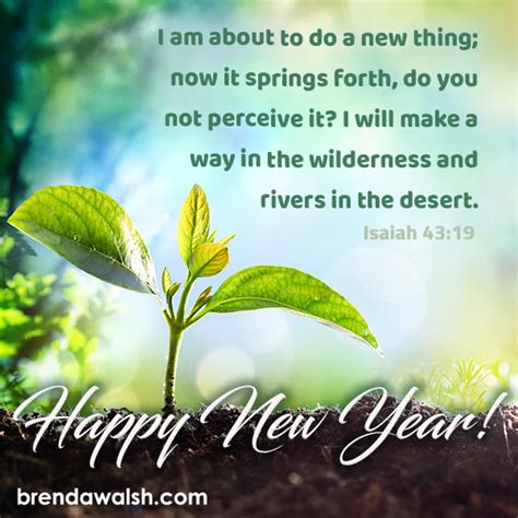 Happy New Year Brenda Walsh Scripture Images