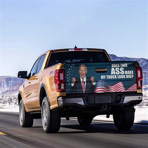 Anti Biden Does This Ass Make My Truck Look Big Truck Tailgate Decal