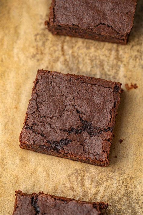 Easy Chocolate Brownies W Cocoa Powder Dinner Then Dessert