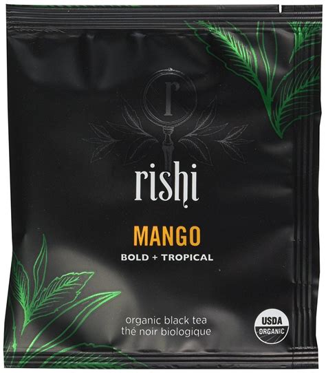 Rishi Tea Organic Tea Bags Mango 50 Count Details Can Be Found By