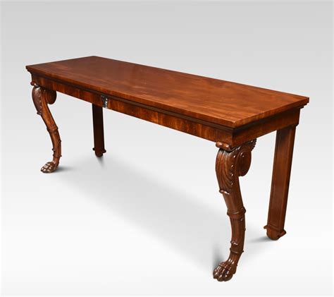 Regency Mahogany Console Table Of Large Proportion Antiques Atlas