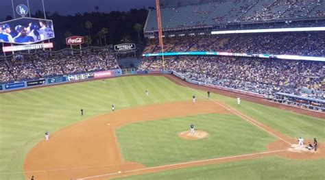 Dodger Stadium Verdieping 5 Reserve Level Thuisbasis Van Los Angeles